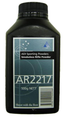 ADI AR 2217 Pólvora Datos de Cargas