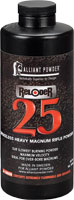 Alliant Reloder-25 Pólvora Datos de Cargas