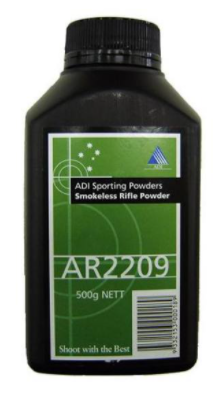 ADI AR 2209 Pólvora Datos de Cargas